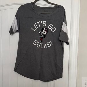 Varsity Ohio State Gray Athletic T-Shirt